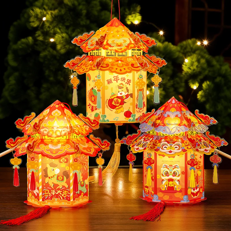 

Детские портативные фонарики для самостоятельной сборки: готовые новогодние фонари-цветы, праздничные светящиеся игрушки