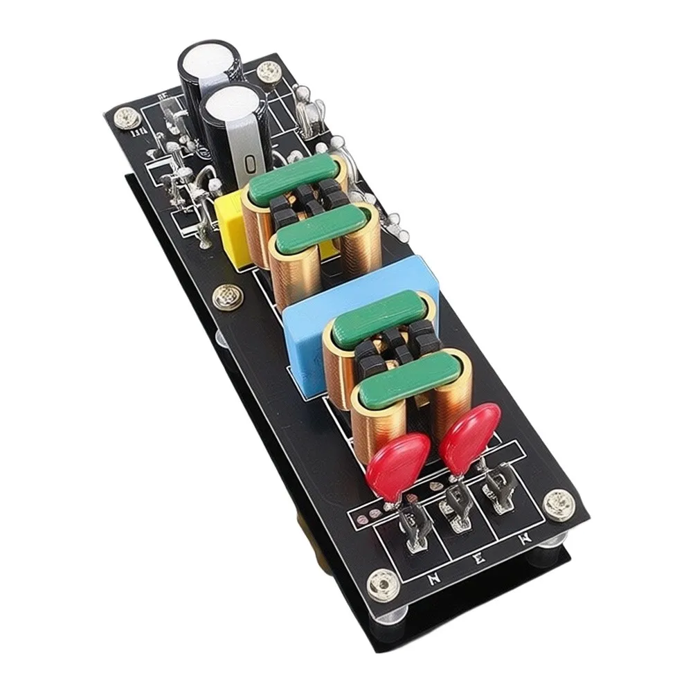 1pcs 15A Power Filter Module 2000W For Audio Decoder Noise Purifier Conditioner 110V-265V Industrial Test Tool