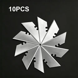 10Pcs Special Knife Blades Steel Material Utility Knife Trapezoid Blades Replacement DIY Art Craft Cutter Tool Blade