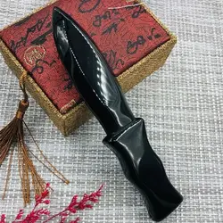 Wholesale Hot Sale Obsidian Crystal Crafts  Sword Polished Crystal Dagger Obsidian Knife Talisman