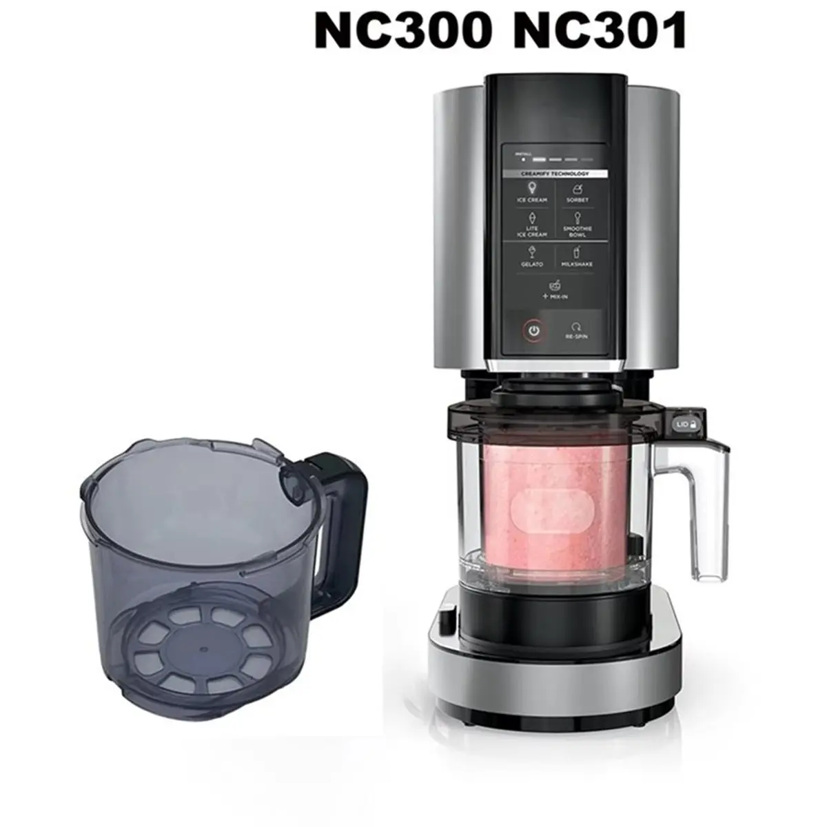 [favorite]-nc300-nc301用交換用アウターカップ2個-creamiシリーズ用アイスクリームメーカーアクセサリー
