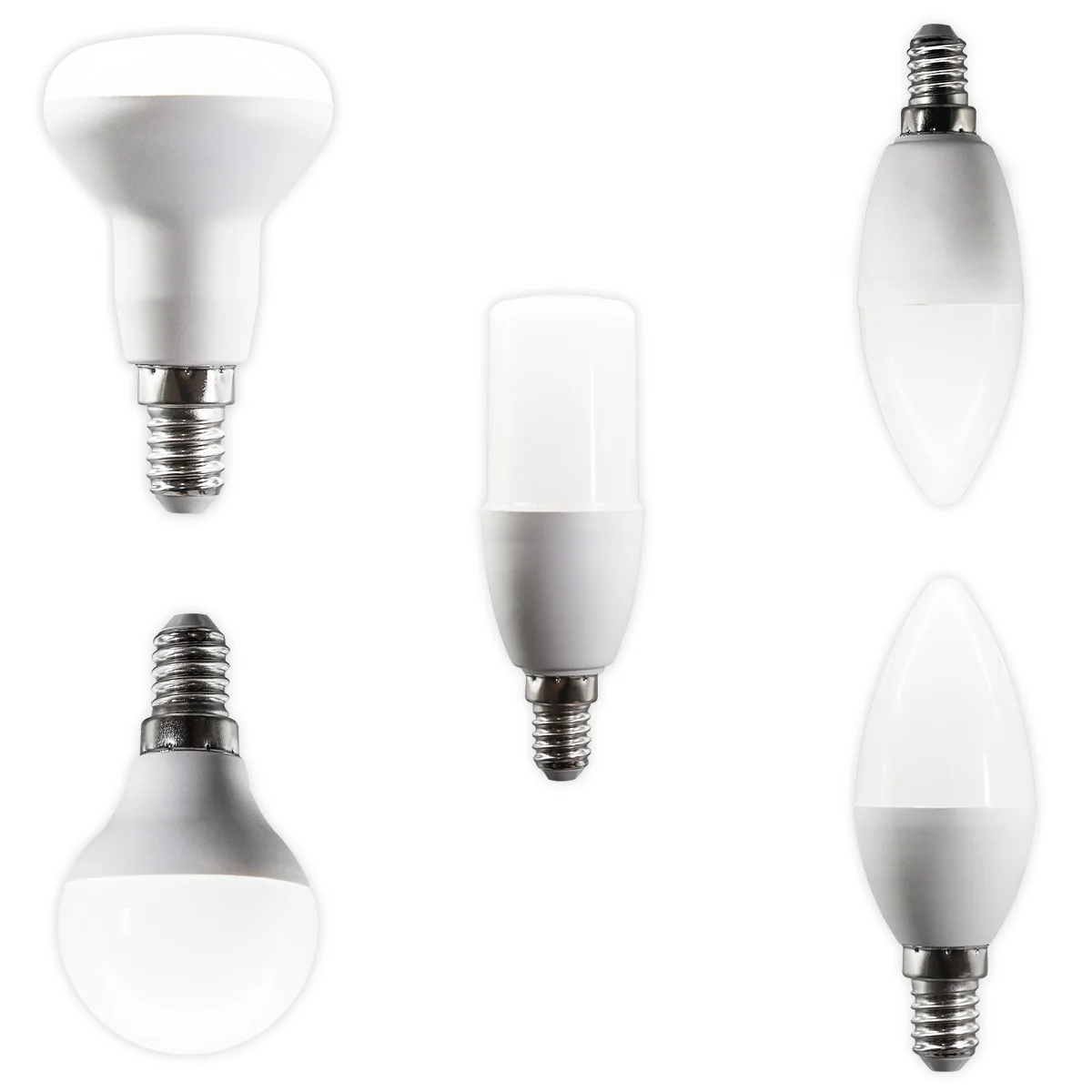 6pcs Bombilla Led E14 Bulb C37 G45  T37 R50 Lamps AC220V-240V No Flicker RA80+ Warm Lighting for Bedroom Energy Saving Bulbs