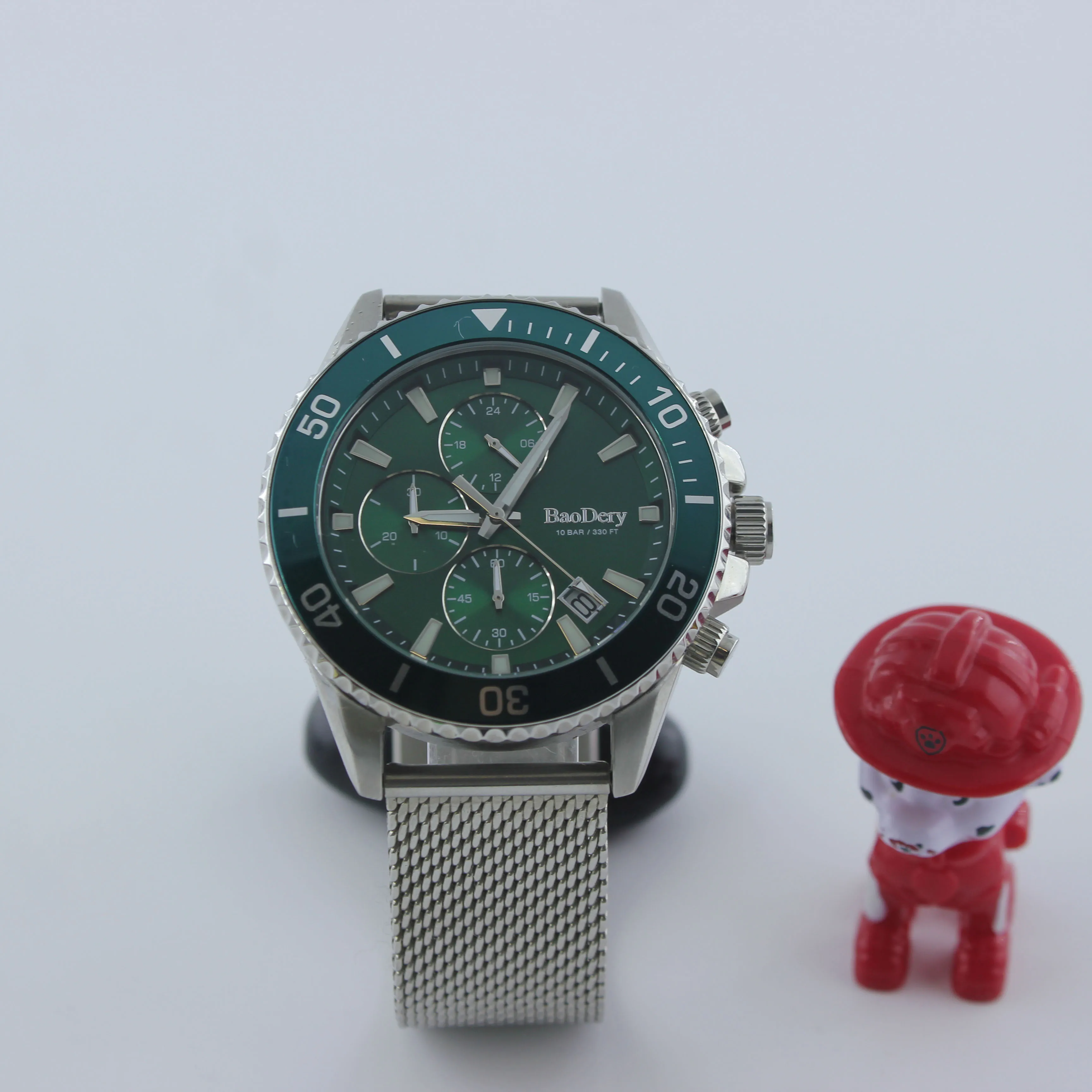 ساعة أوتوماتيكية رائجة البيع مقاس 43 ملم للرجال مع عرض مؤشر نداء خالد