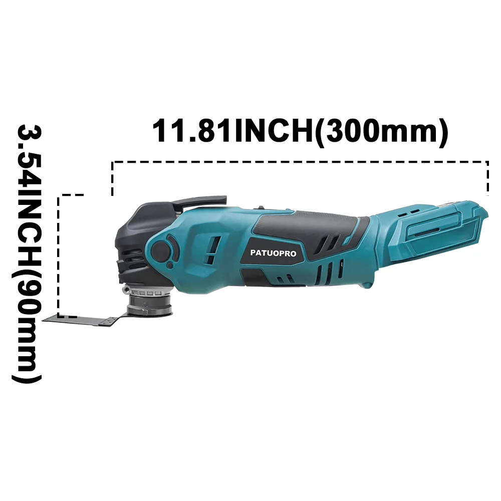 Brushless Oscillating Multi Function Tool Cordless 5 Variable Speeds Electric Saw Trimmer For Makita 18V Battery(No Battery)