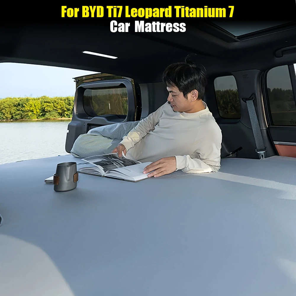 

For BYD Ti7 Leopard Titanium 7 Car Trunk Travel Bed Multifunctional Car Bed Rear Sleeping Mat Camping Portable Folding Bed