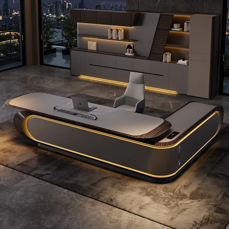 Meja Ketua Presiden Kantor Manajer Kelas Besar Rasa Senior