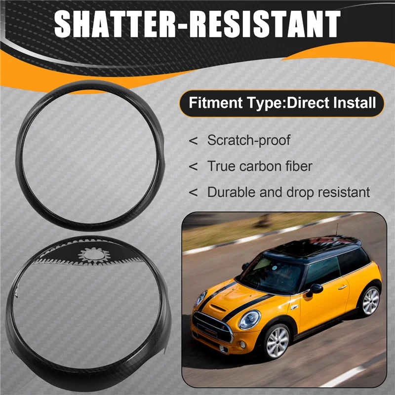 

A80X-Car Tachometer Trim Ring Instrument Panel Dashboard Modification Cover For BMW MINI Cooper S R55 R56 R57 R58 R59