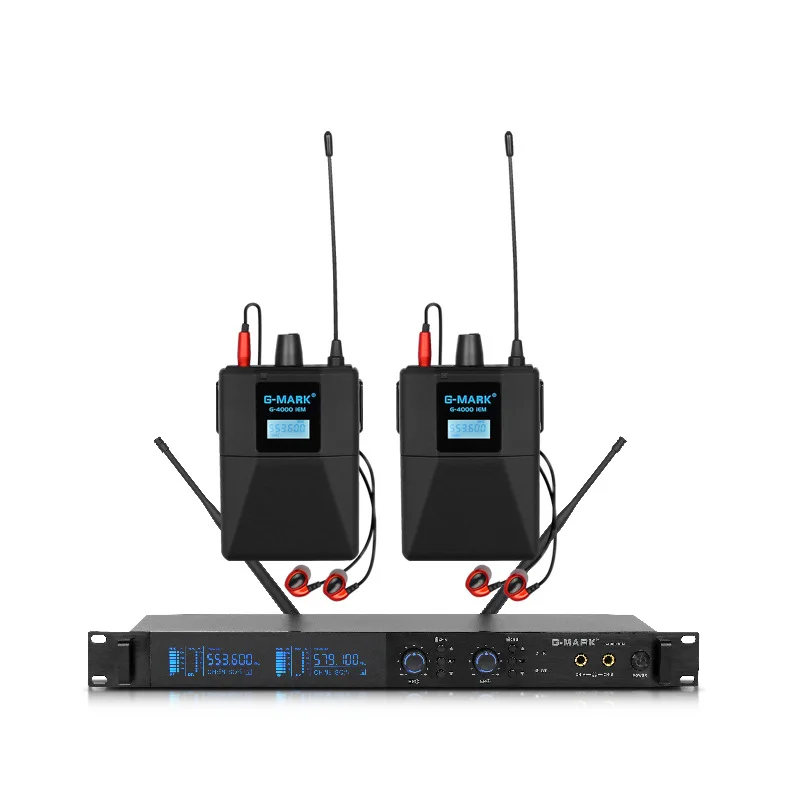 UHF Single Channel In-Ear Stage Monitor Draadloos systeem met meerdere ontvangers voor kleine podiumoptredens audio professioneel