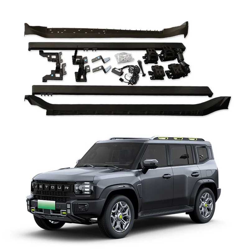 

Brand New Noble Automatic Threshold Car Accessories Aluminum Alloy Power Running Board For JETOUR T2 Hybrid 2024 Electric Side S