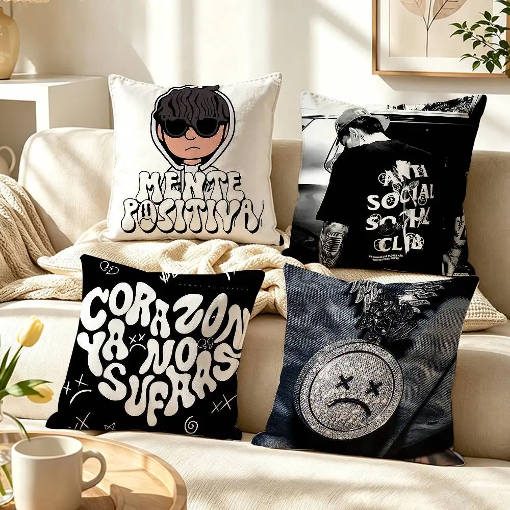 COOL J-Junior H Sad Boyz  Pillow Case Pattern Printed Pillowcase For Living Room Sofa Cushion Cover