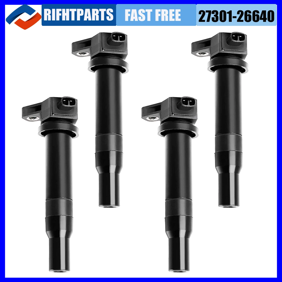 

2730126640 27301-26640 Car Ignition Coil For Hyundai Accent Kia Rio Rio5 1.6L L4 1.6L 2006-2011 27301 26640 UF499 C1543 5C1586