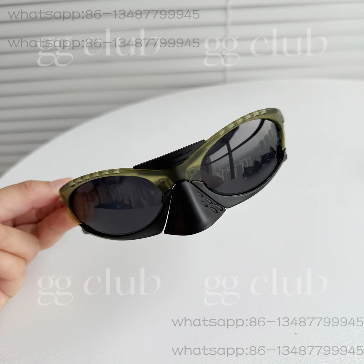 Hawk's Beak – lunettes de soleil polarisées pour sport, course à pied, cyclisme, Protection UV, Style Y2K, épaisses, pour escalade en montagne