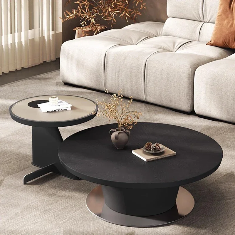 Nordic Designer Coffee Table Minimalist Aesthetic Standing Unique Coffee Table Center Clear Mesa Auxiliar Postmodern Furniture