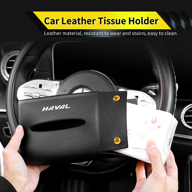 

Car Center Console Tissue Box Auto Seat Back Tissue Storage Case For Great Wall Haval F7 H6 H2 H3 H5 H7 H8 H9 F7X F7H H2S Jolion