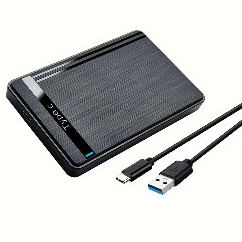 

2.5-inch SATA to USB 3.0 HDD Enclosure Type C Mobile Hard Drive Case For SSD External Storage HDD Box With USB 3.0 2.0 Cable ABS