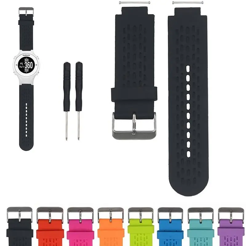 For Garmin Approach S2 / S4 Straps, Soft Silicone Replacement Watch Bands for Garmin Approach S2 / S4 GPS Golf Watch