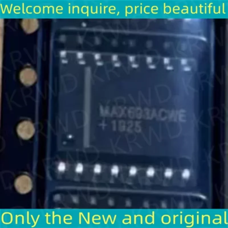 2PCS MAX693ACWE Nuovo e Originale Chip IC MAX693ACWE + MAX693ACWE MAX693AC MAX693A MAX693 SOP-16
