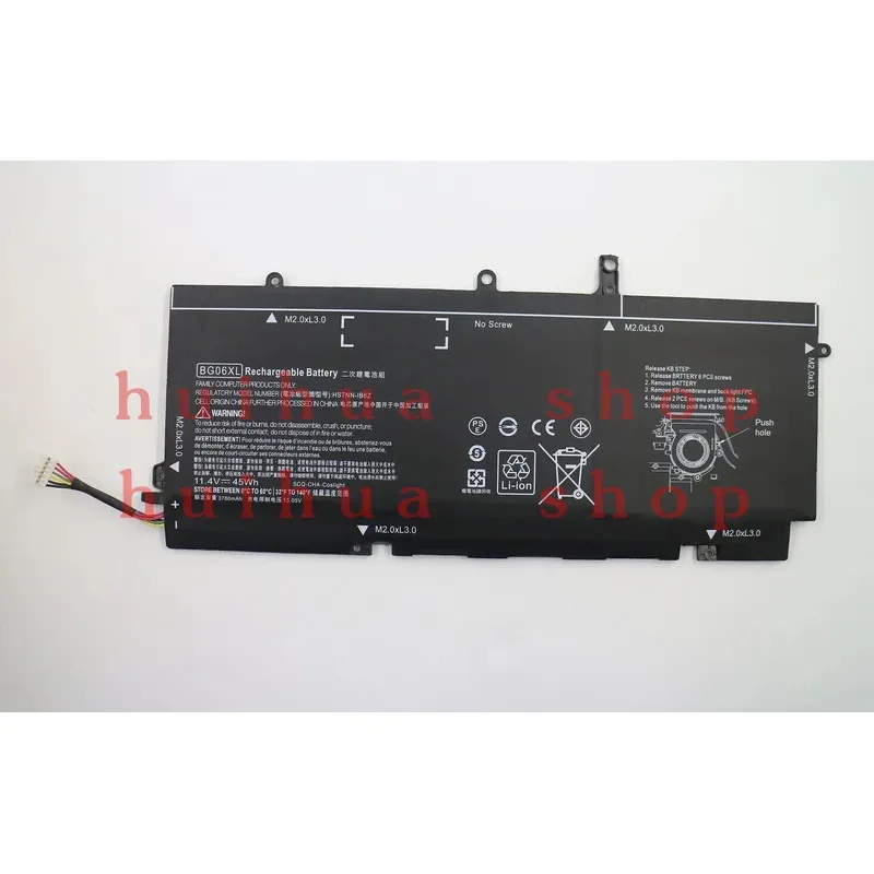 BG06XL Laptop Battery for HP EliteBook 1040 G3 Series BG06045XL 804175 -181 11.4V JM