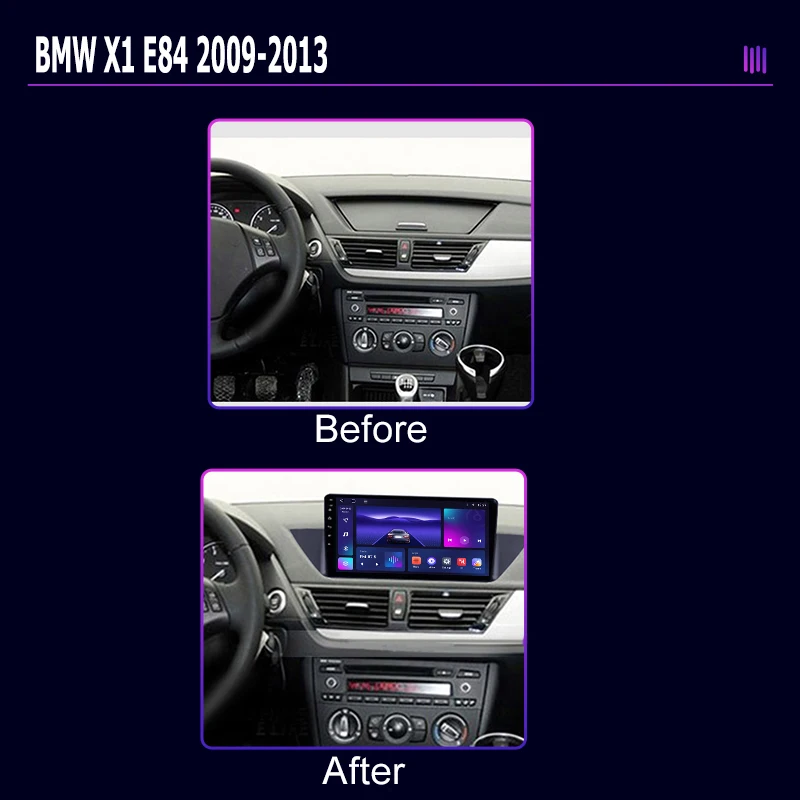 roadivox Android Car Radio for BMW X1 E84 2009-2013 GPS Navigation Video Stereo Screen Multimedia Player Tape Recorder Carplay