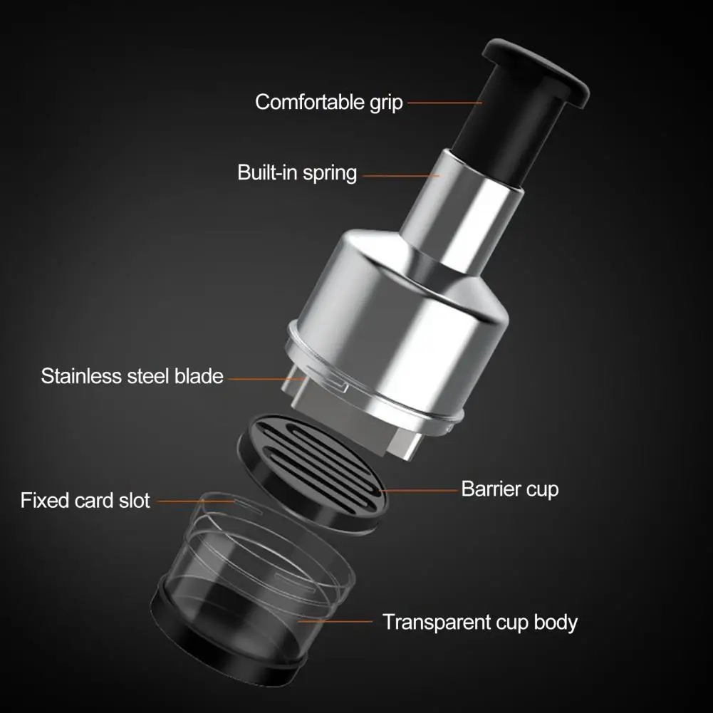 Garlic Press Automatic Rebound Garlic Press Effortless Stainless Steel Garlic Press Durable Vegetable Masher for Home