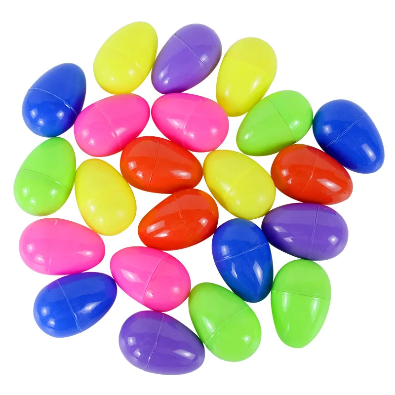12 Stücke Bunte Ostereier Hohle Eiform Süßigkeiten Geschenkbox Frohe Ostern Party Dekoration Kinder Geschenk 2024 Home Festival Supplies