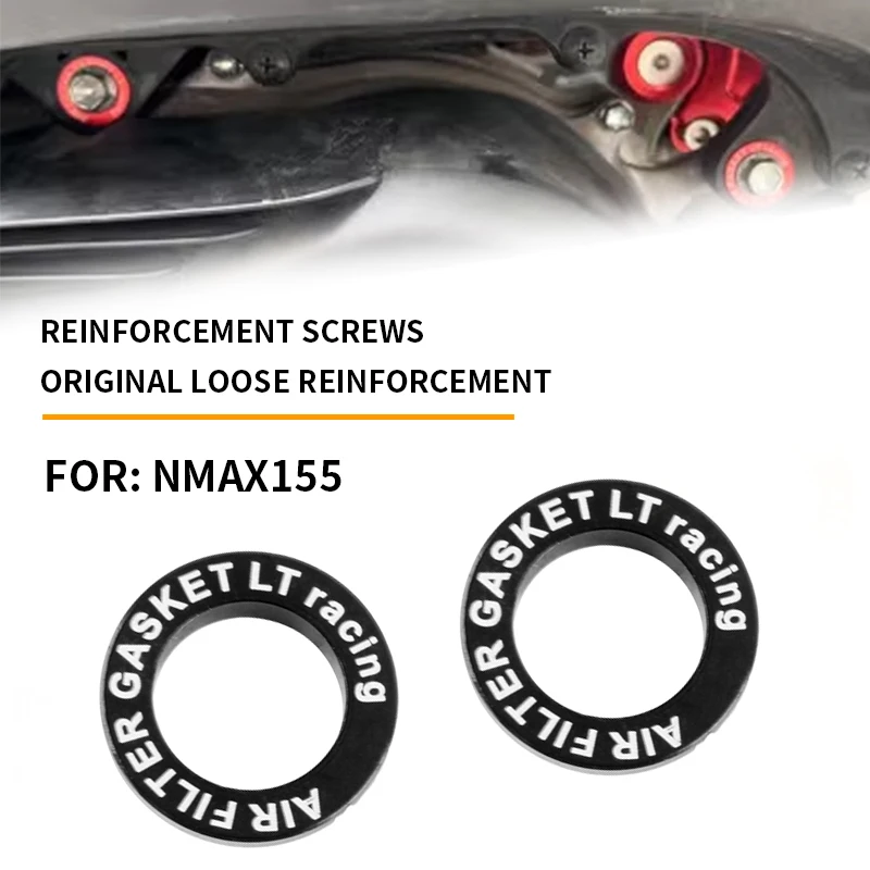 Pour YAMAHA NMAX NVX AEROX 125 155 2020-2026 NMAX155 Accessoires Cache décoratif du filtre à air en alliage d'aluminium avec joint stable