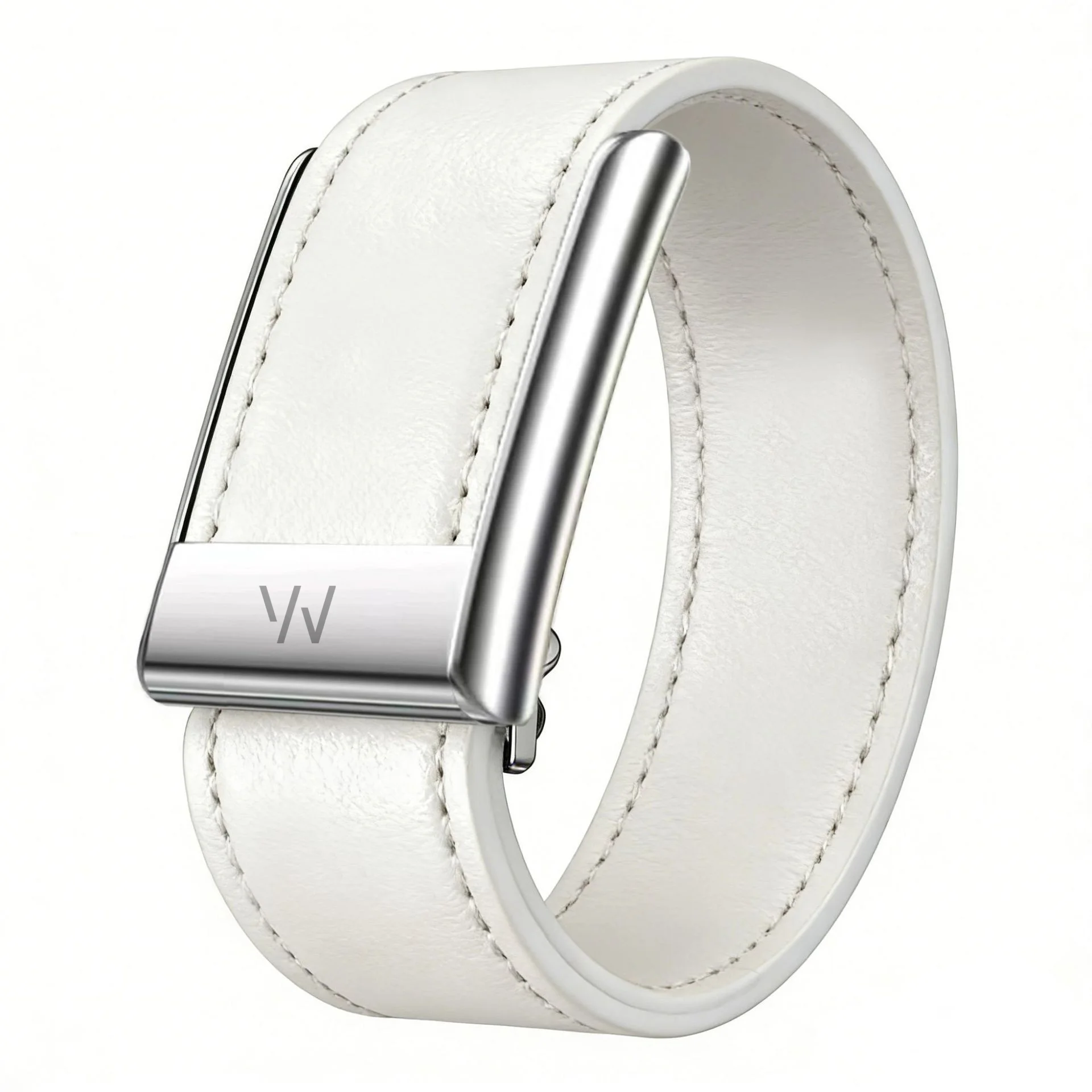 Suitable for Whoop 5.0/MG Leather Strap, Business Style Strap, Available in Multiple Colors with the Letter W