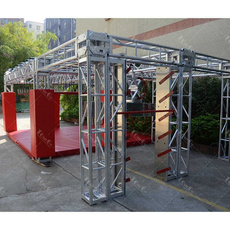 

Trampoline Park Ninja Warrior Course Zone Ninja Obstacles Salmon Ladder