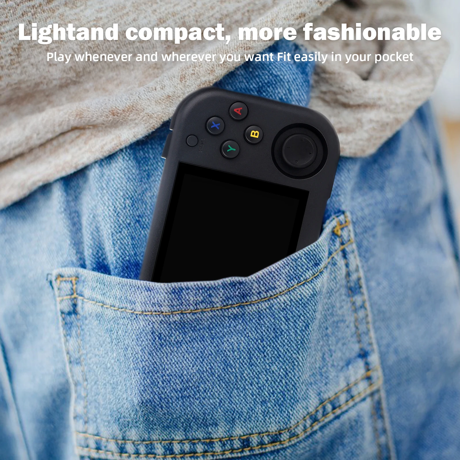 AMPOWN Mini Zero 28 Handheld Video Game Console 2.8'' IPS Screen