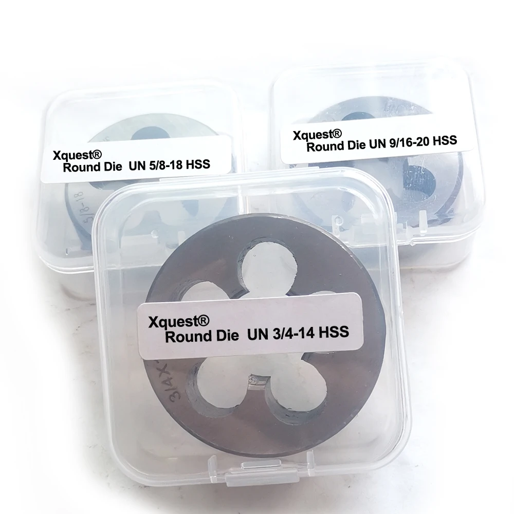 Rosca Grossa Unificada Direita Parafuso Fino Matrizes Redondas Unc Unf Uns Unef un 16 16 16 11 16 13 16 15 16