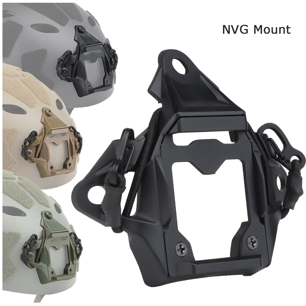 Tactical Night Vision NVG Mount Shroud High Cut FAST Helmet NVG Shroud for MICH AF OPS-Core M-LOK Airsoft Fast Helmets