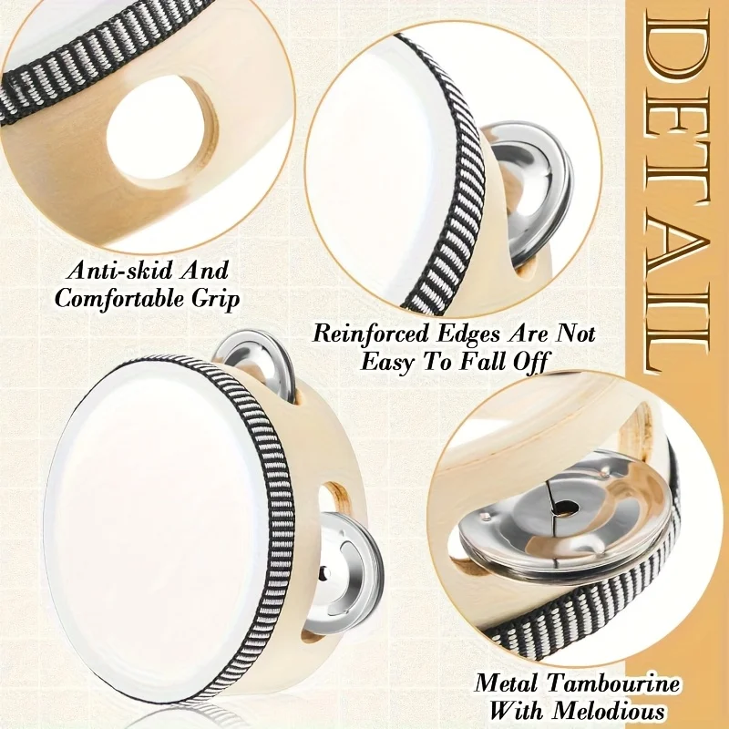 Thumbnail 4 - #39 Compare Wooden Tambourines Before You Buy