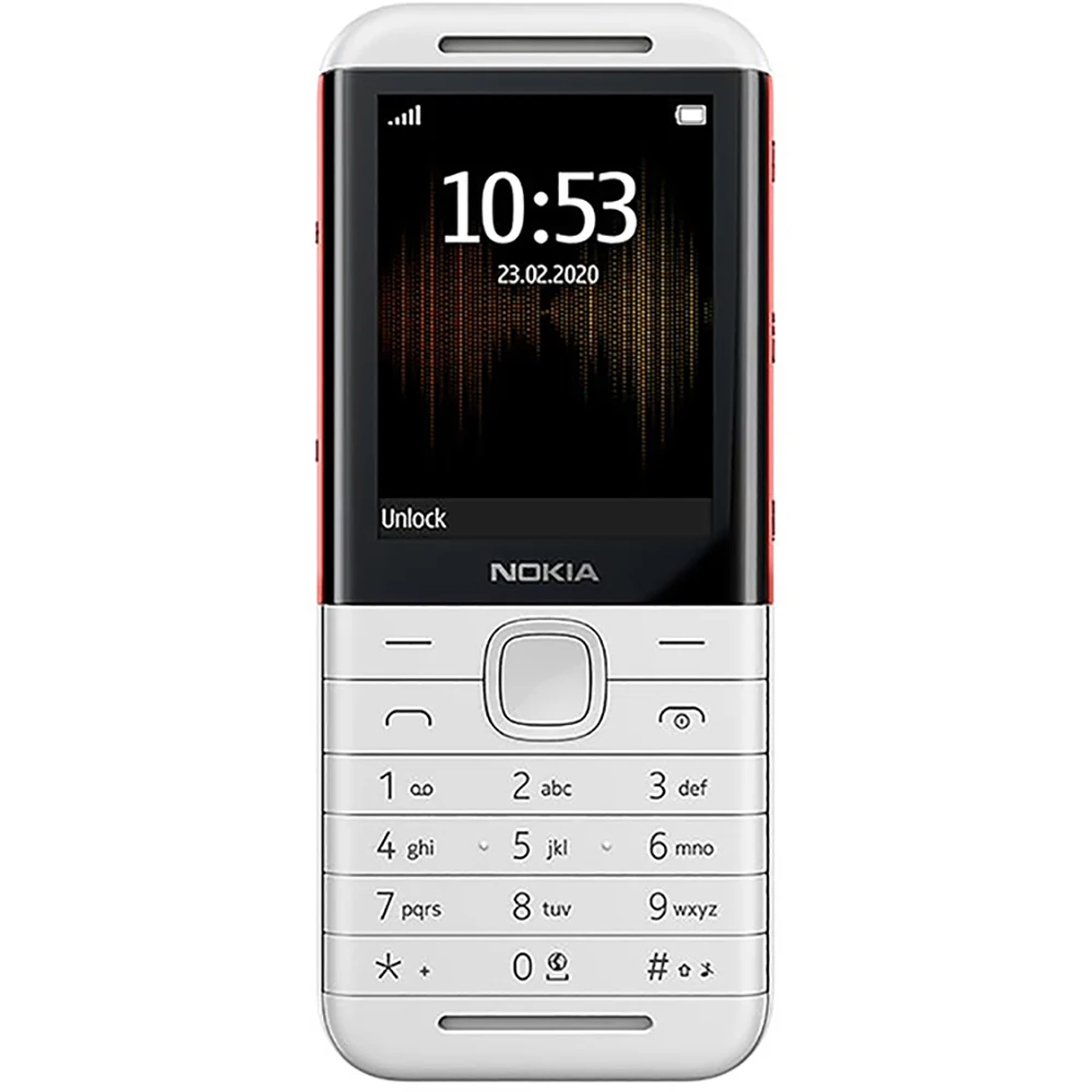 Nokia 5310 2020 Backup Phone 2SIM Dual Stereo Music 1200mAh FM Radio 3.5mm Bluetooth MP3 MicroUSB Nokia Elderly Phone Unlock