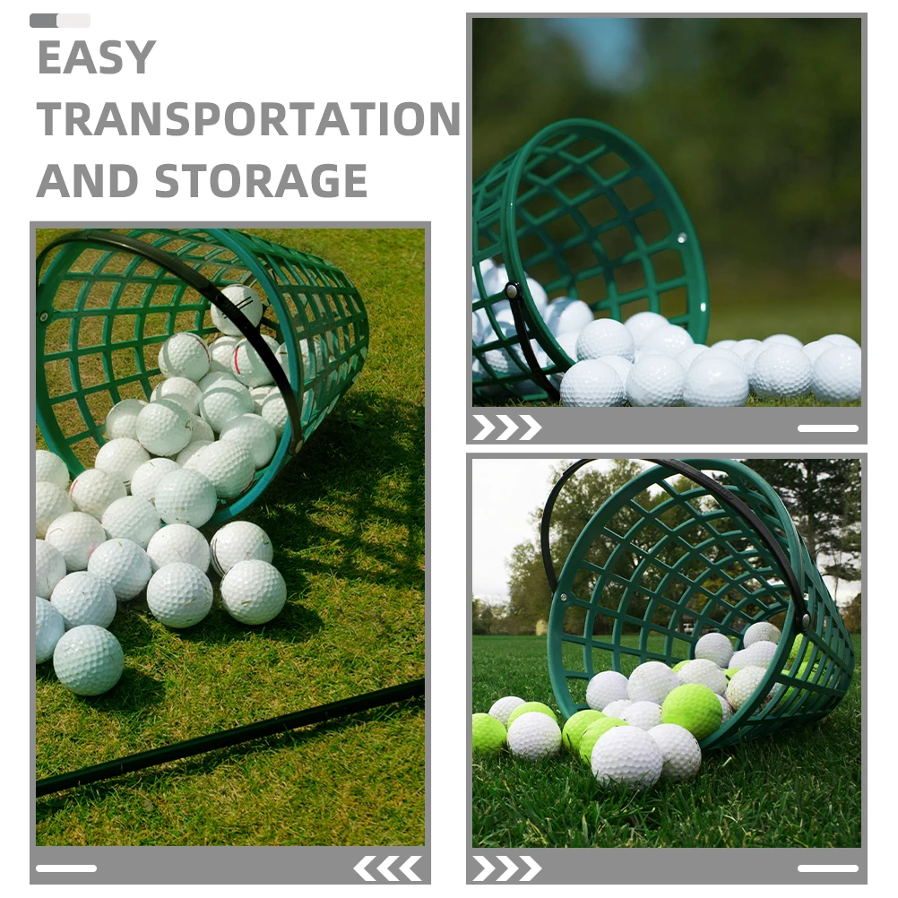 2 قطعة حامل الكرة لساحة سلة الغولف دلو تخزين الحاويات حافة اكسسوارات الرجال