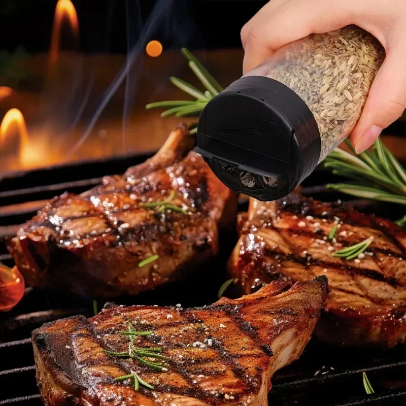 1/20PCS Portable Spice Bottles Clear Seasoning Containers with Shaker Lids Reusable Condiment Storage Jar for Kitchen Barbecue