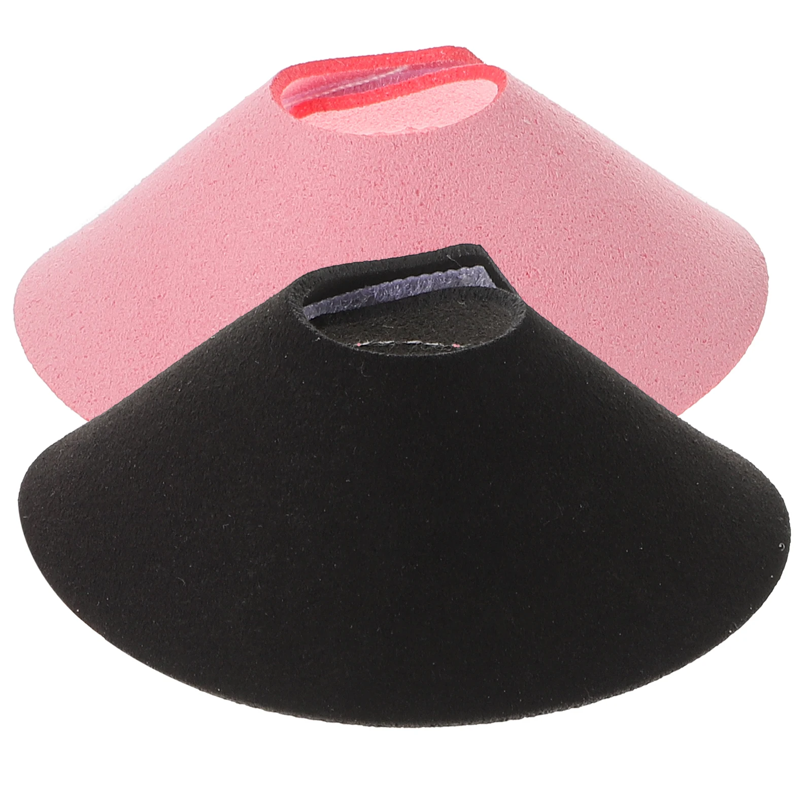 

2 Pcs Anti Pecking Bird Collar Protective Parrot Ring Bite Collar Pet Neck Protector Velvet Recovery Accessories