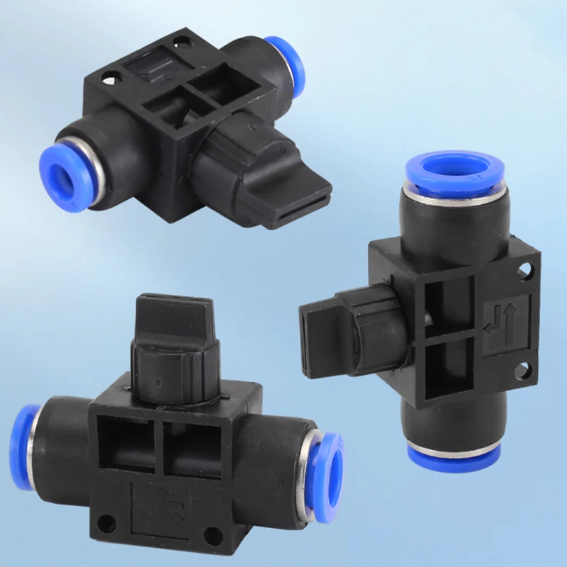 

Improvement Pneumatic Air 2 Way Quick Fittings Push Connector Tube Hose Plastic HVFF4, HVFF6,HVFF8,HVFF10,HVFF12 Pneumatic Parts