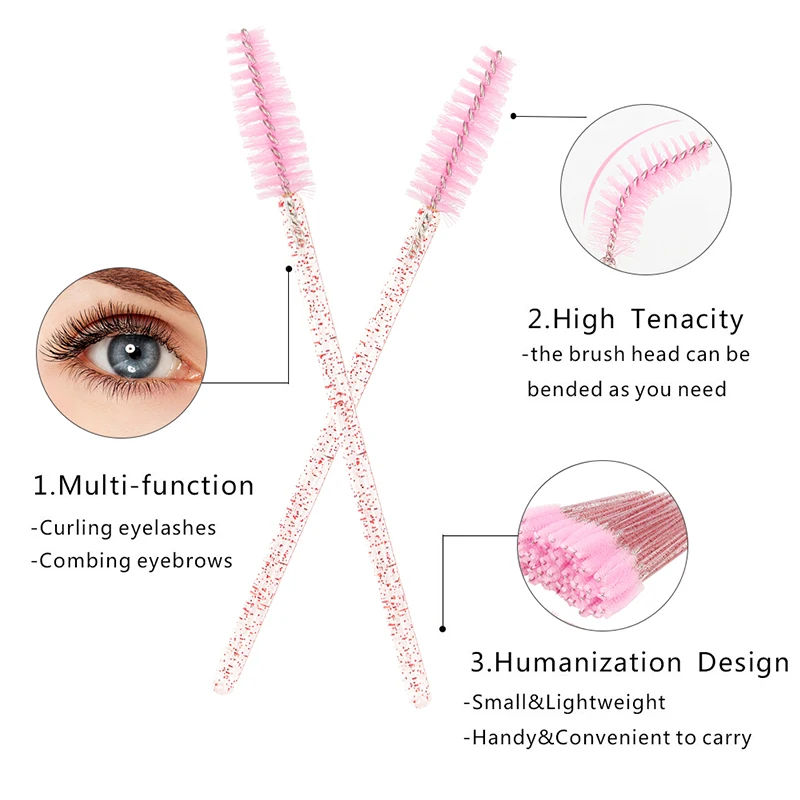 Eyelash Extension Makeup Set Lashes Micro Brush Tape Glue Ring Eye Patch Disposable Eyelash Brushes Grafting Eyelash Tools