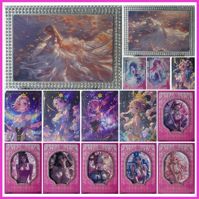 

Аниме ONE PIECE Toys для мальчиков Nami Yamato Bonney Tashigi Vivi Rare SSS AE SLR SDG SNL SOR SCP SWP Коллекционная карта Подарок на день рождения