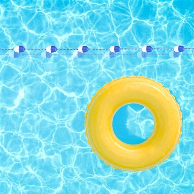 

【Party-Decoration】4X 11 Balls Safety Float Line-5M Swimming Pool Safety Separation Rope Float Rope Lane Line Swimming Pool Equip