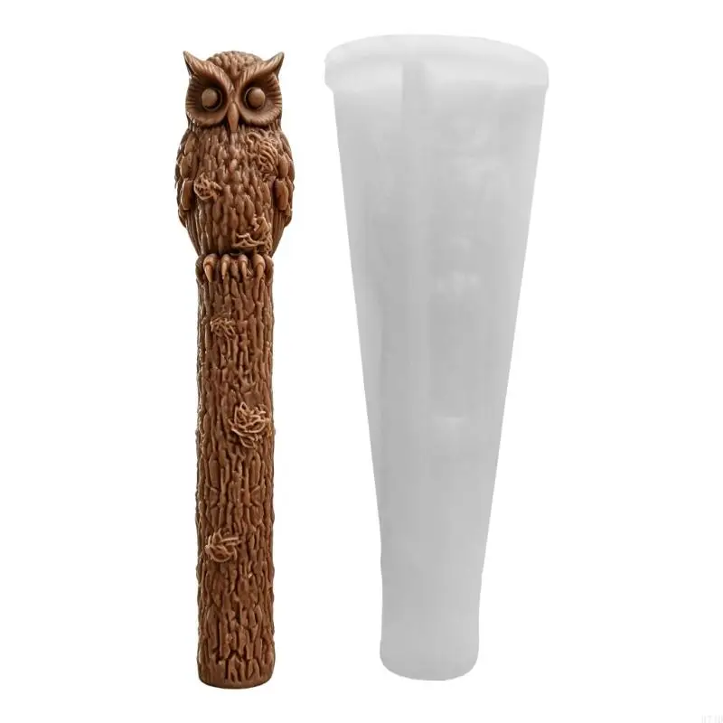 

Owl Pillar Silicone Molds For Resin Casting Making Soap Chocolate Holiday Gift and Wedding Decoration 37JD