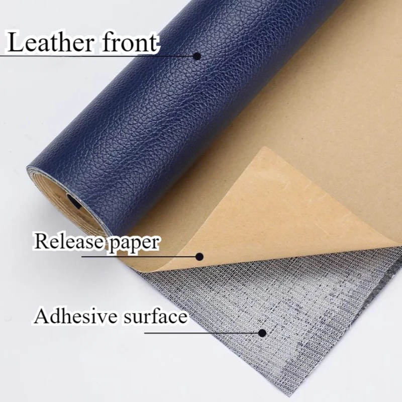 250/200CM PU Leather Self Adhesive Fix Subsidies Simulation Skin Back Since The Sticky Rubber Patch Leather Sofa Fabrics