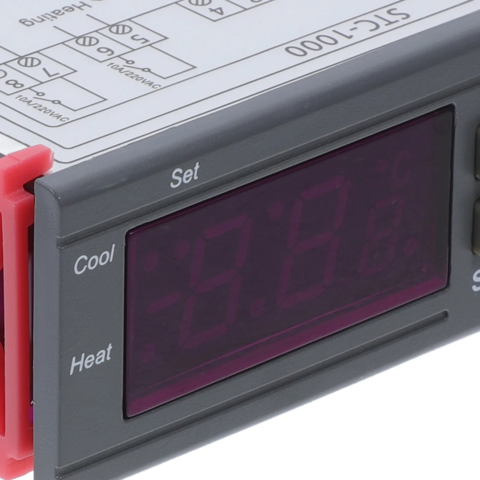 Digital Temperature Controller Switch 12V Cooling Heating Thermostat Sensor for Refrigerator Fermenter Portable Use Precise