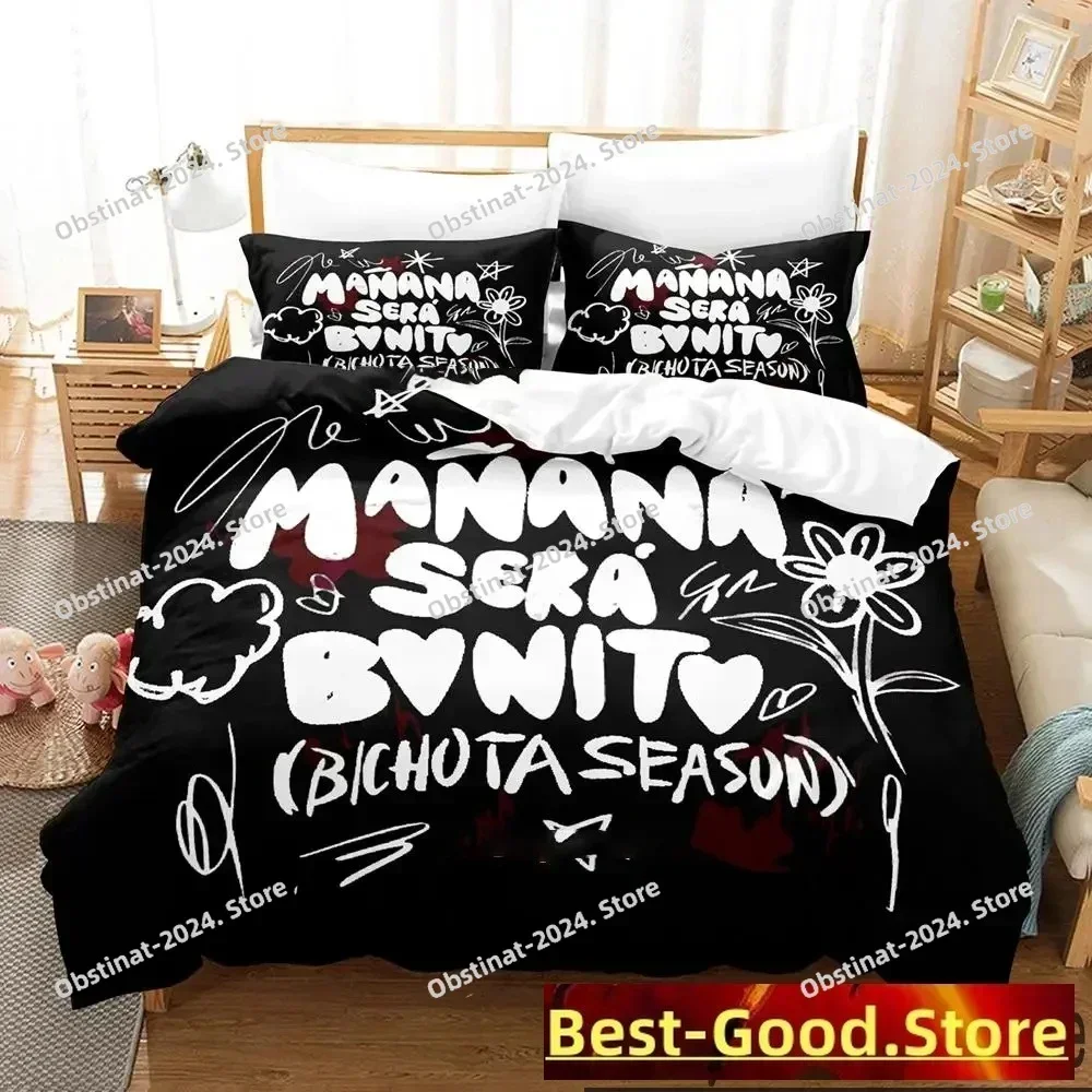 3D Print Karol G Manana Sera Bonito Bichota Bedding Set Printed Comforter Duvet Cover Pillow Case 3 Pieces Sets Kids Adult Size