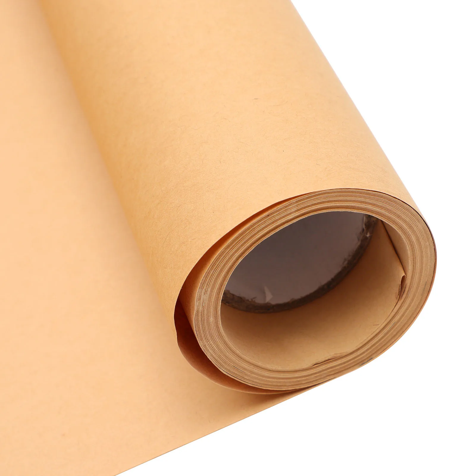 

Коричневый рулон крафт-бумаги, упаковка для рукоделия, подарочная упаковка, покрытие стола, 120 г/м2, прочный художественный рулон коричневой бумаги, подарочная упаковка