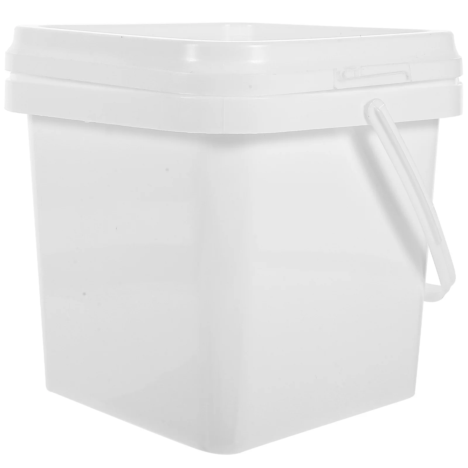 

Chemical Barrel Plastic Bucket With Handle Lid Paint Storage Holder Cover Wide Mouth Bin Can Pp Painting