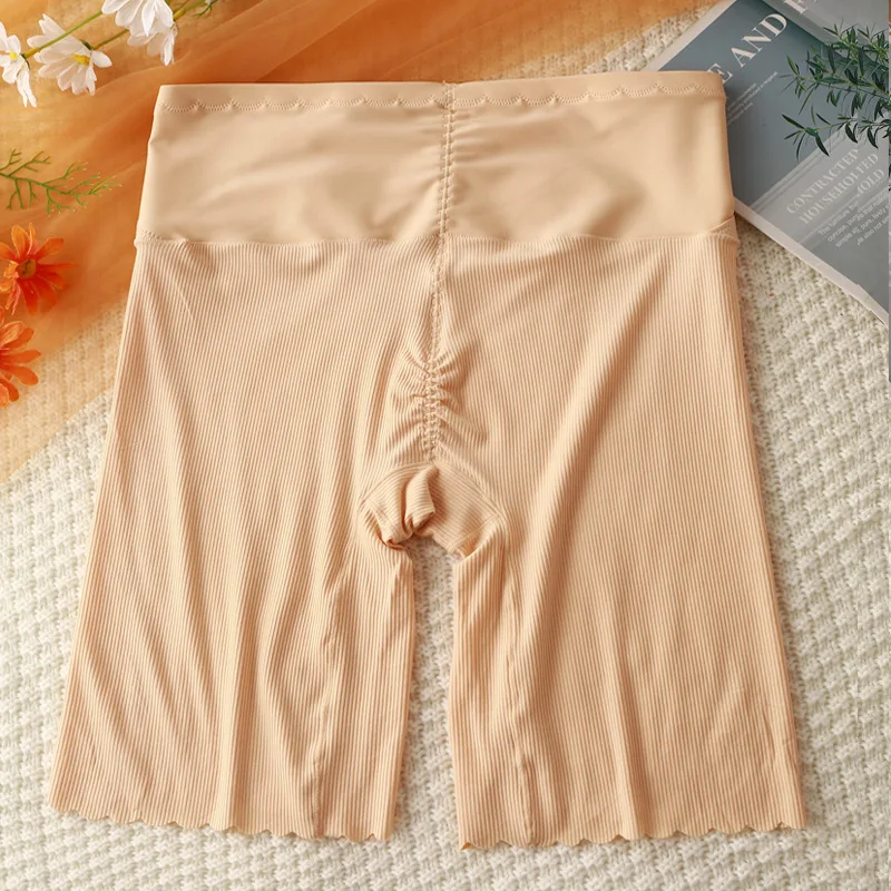 Summer safety short pants Mid-Waist crossed Design pregnant women\'s shorts under skirt Large size Prevent Exposure panties