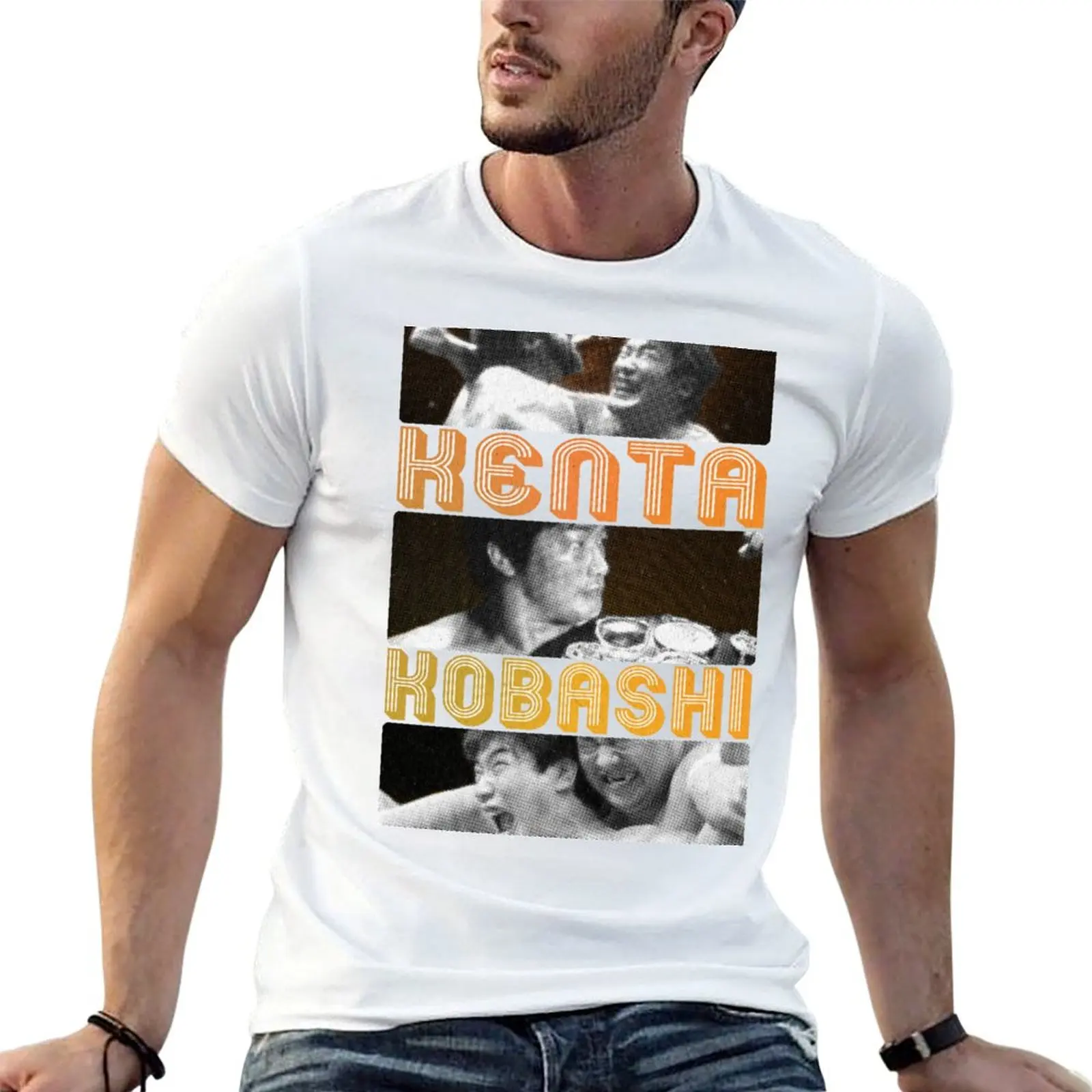 

Kenta Kobashi T-Shirt man t shirts for men anime tshirt T-Shirt