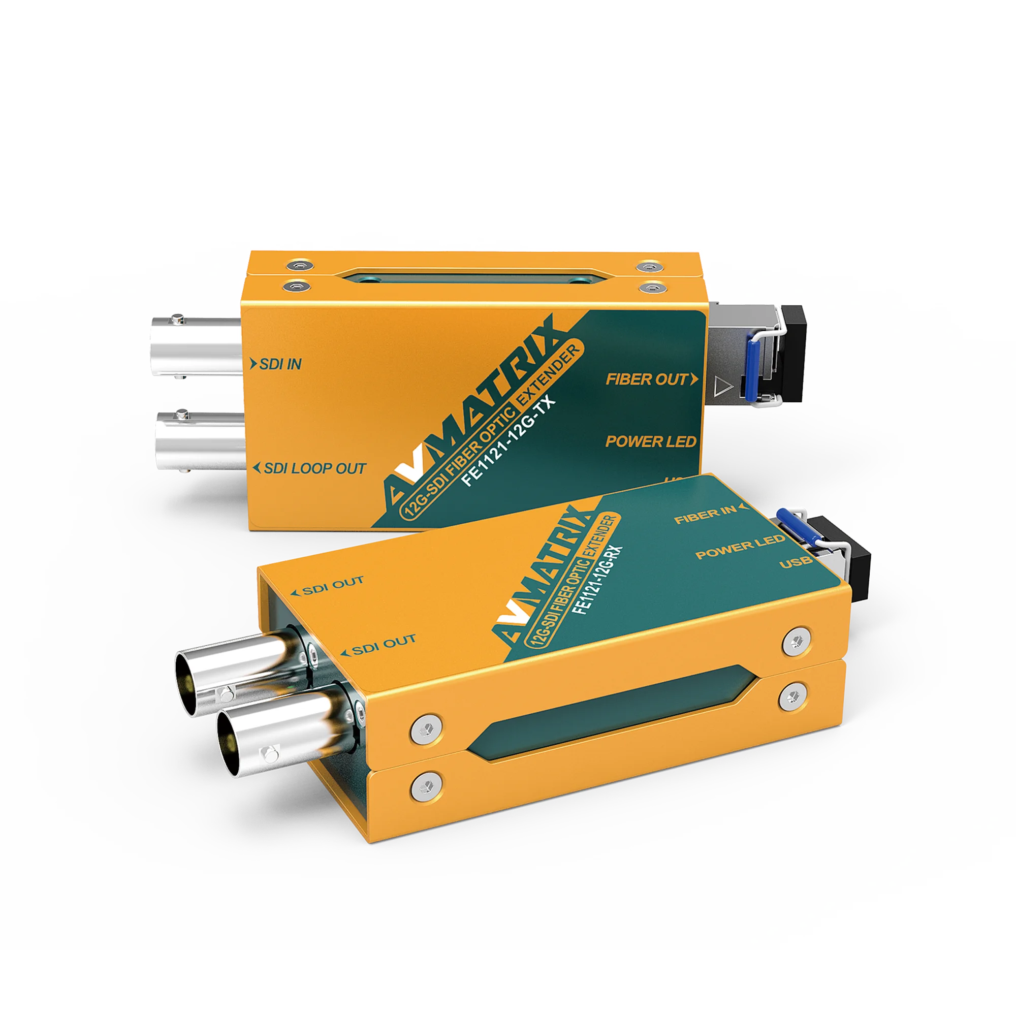

AVMATRIX High Quality Mini 4K 12G-SDI LC Optical Fiber Extender Video Fiber Optic Converter Audio & Video Accessory