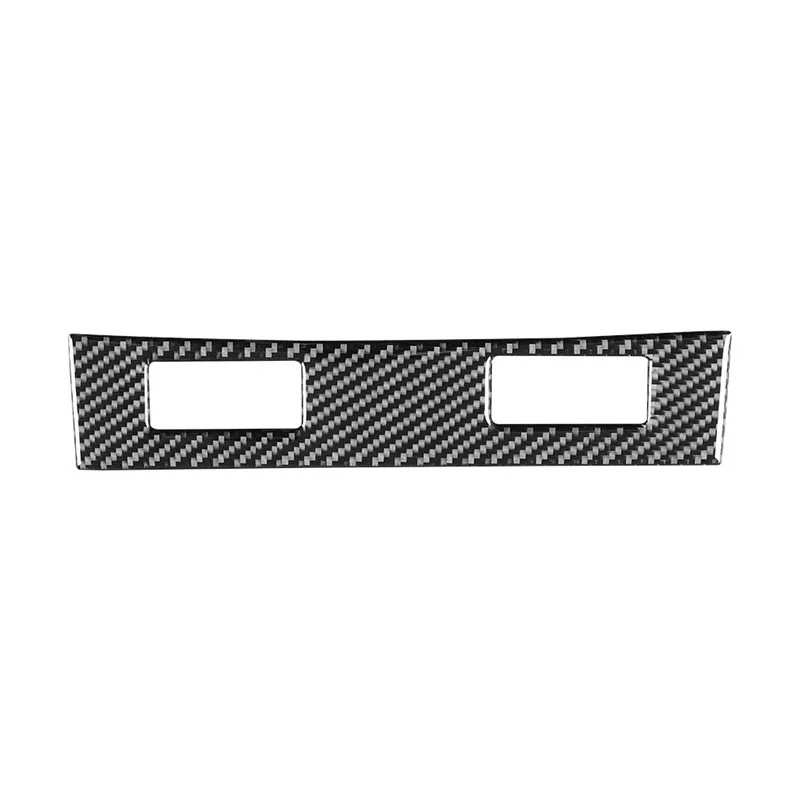 For Lexus GS 2013-2019 Interior Accessories Carbon Fiber Car Central Seat Heating Button Decoration Frame Trim Cover Stickers